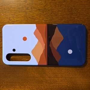 Scenic Mountain Design Phone Case By Casely - Blue and Orange